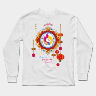 White Rabbit Lunar New Year Long Sleeve T-Shirt